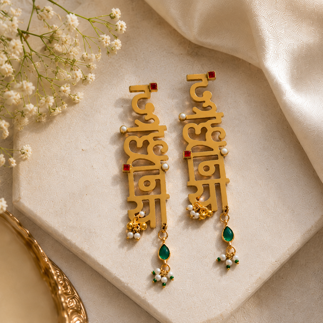 Dulhaniya Brass Earrings