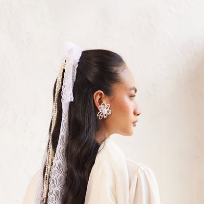Shabana Beaded Flower Studs