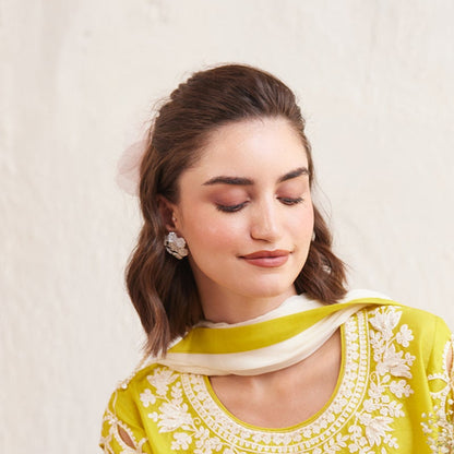 Waheeda White Studs