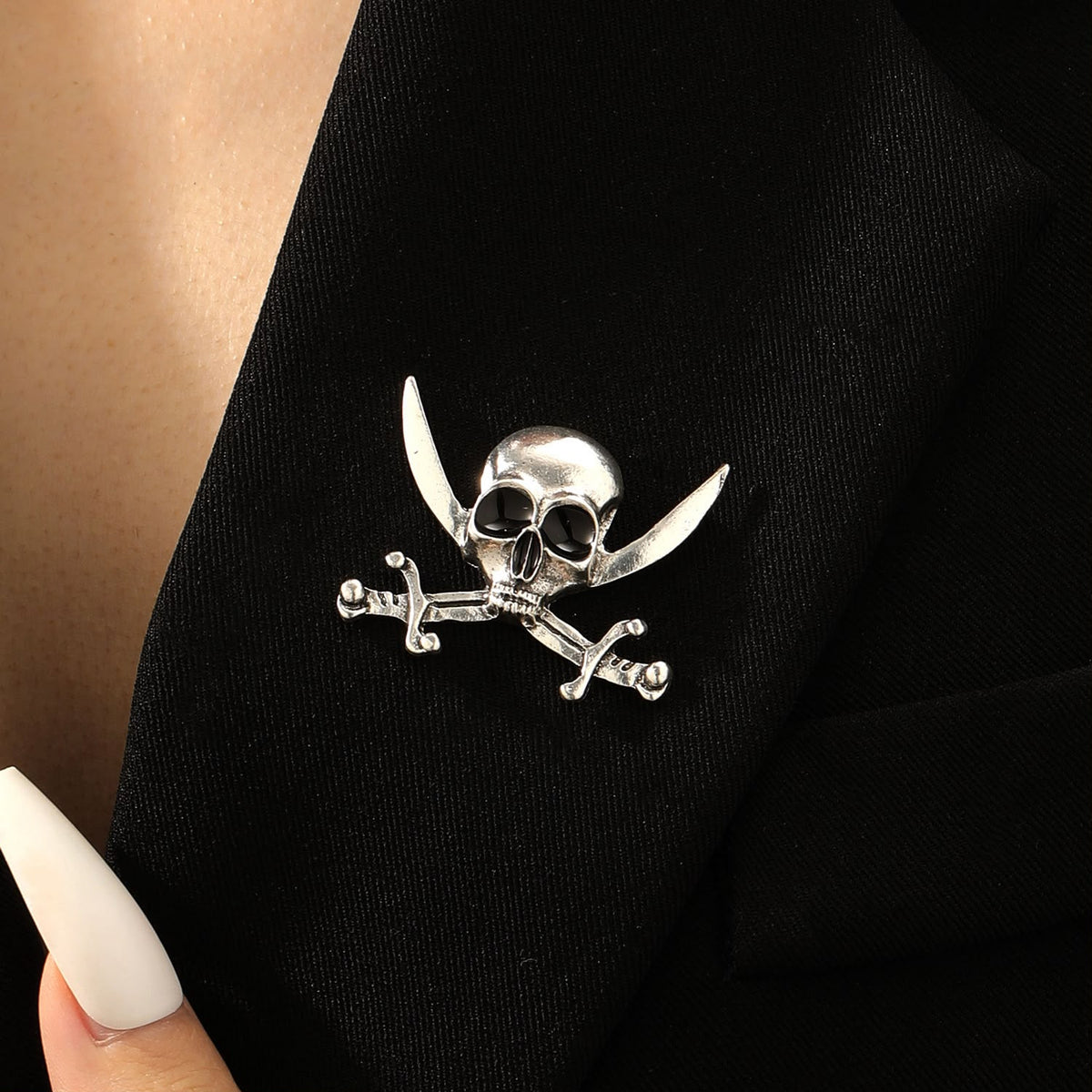 Pirate Skeleton Brooch