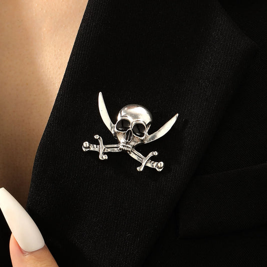 Pirate Skeleton Brooch