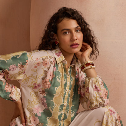 Retro Acrylic Bracelet Set