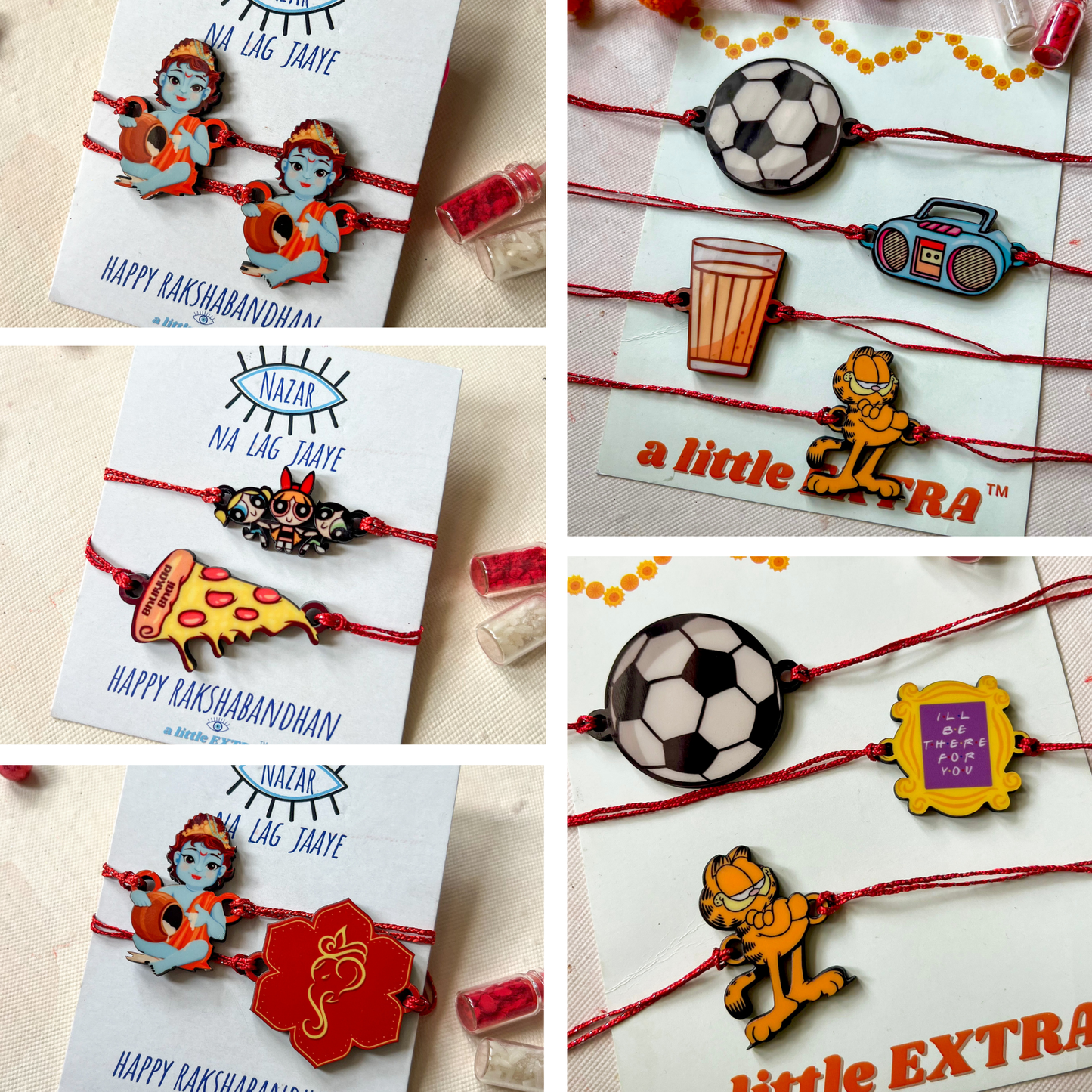 Wooden Rakhi Combos
