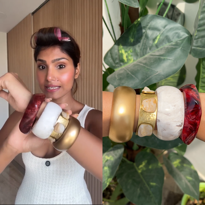 Esha's Resin & Brass Stack