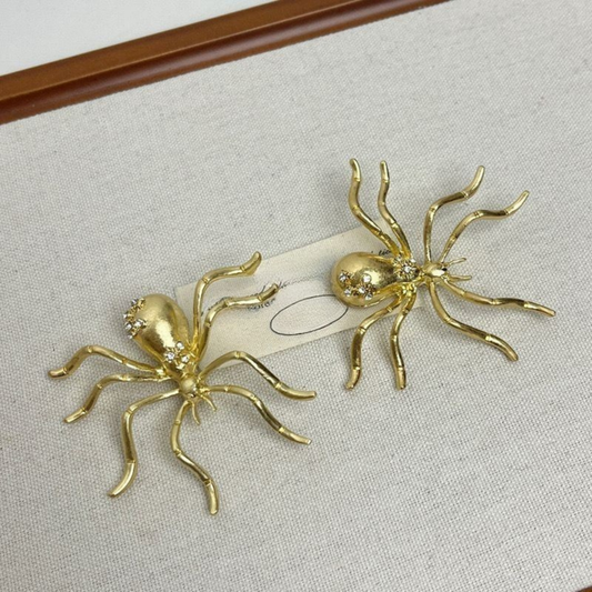 Spider Statement Metal Earring