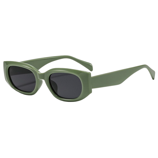 Olive Muse Retro Sunglasses