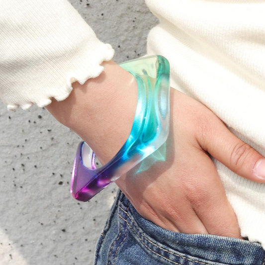 Twist Pop Acrylic Bangle