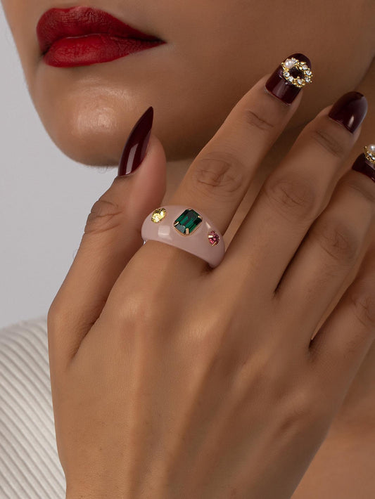 Gem Glaze Acrylic Ring