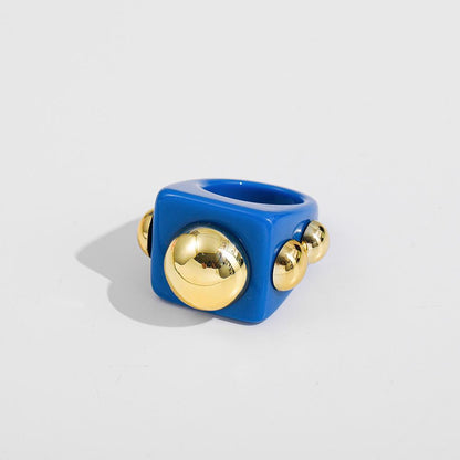 Colour Pop Resin Chunkey Ring