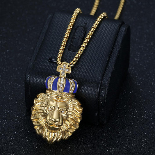 Royal Lion King Pendant Necklace