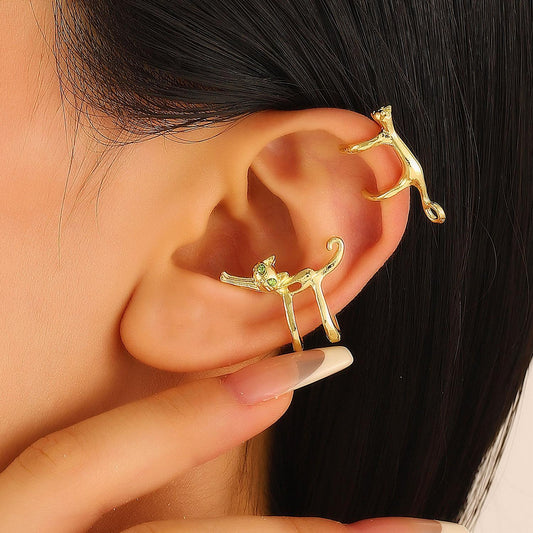 Cat Gold Ear Cuff