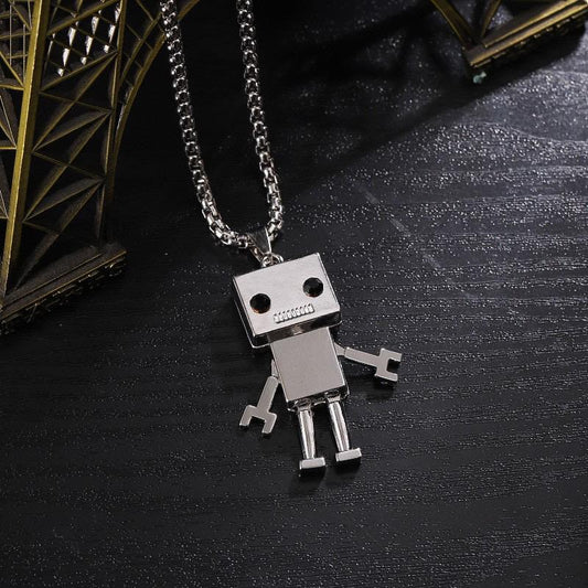 RoboVibe Silver Pendant Necklace