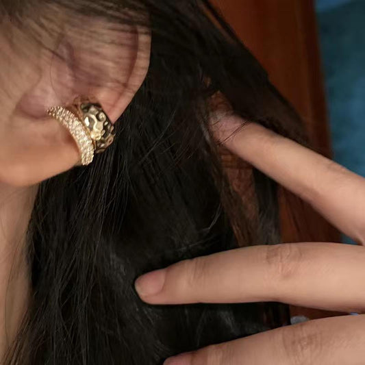 Golden Duo Ear Cuff
