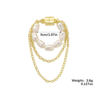LuxePearl Magnetic One Side Ear Cuff