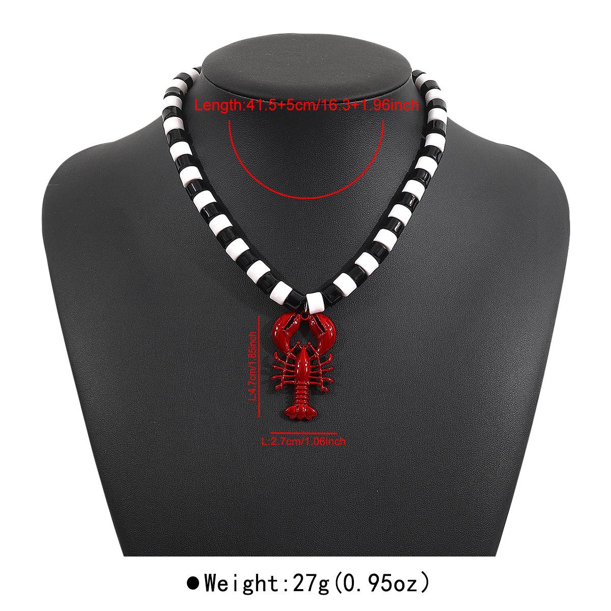 Lobster Pendant Necklace