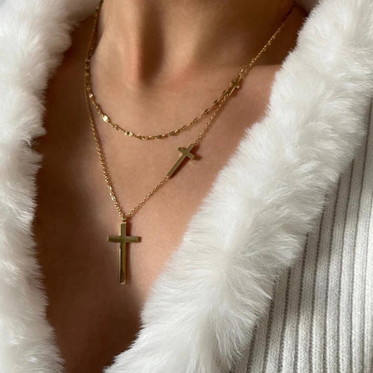 Divine Layers Metal Necklace