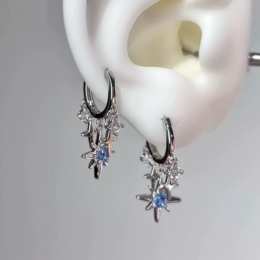 Starlit Sky Hoop Earrings