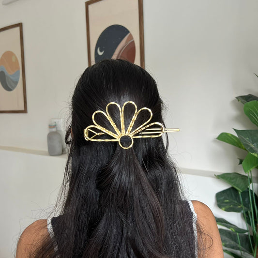 Blossom Brass Hairpin