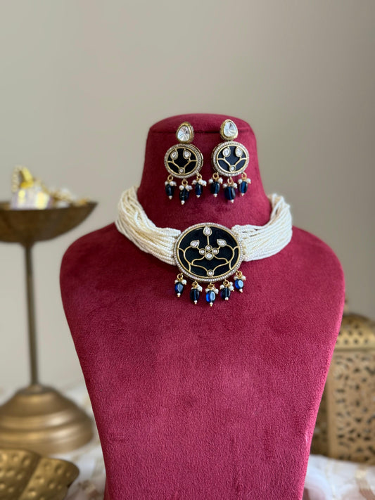 Ziya Handmade Kundan Choker Set