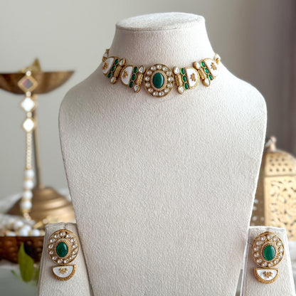 Jahanara Moissanite Choker Set
