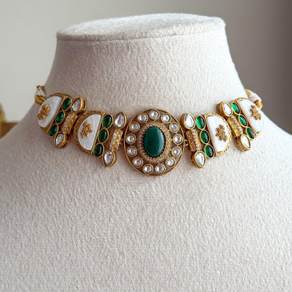 Jahanara Moissanite Choker Set