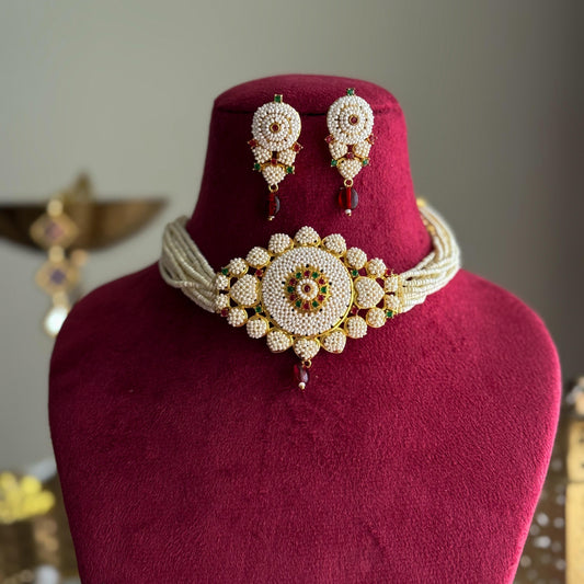 Kohinoor Handmade Pearl Set