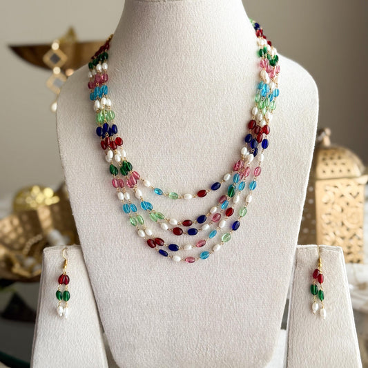 Rang Bahaar Handmade Beaded Set
