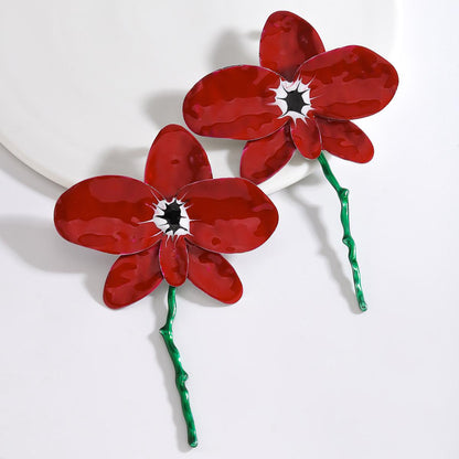 Scarlet Bloom Earrings