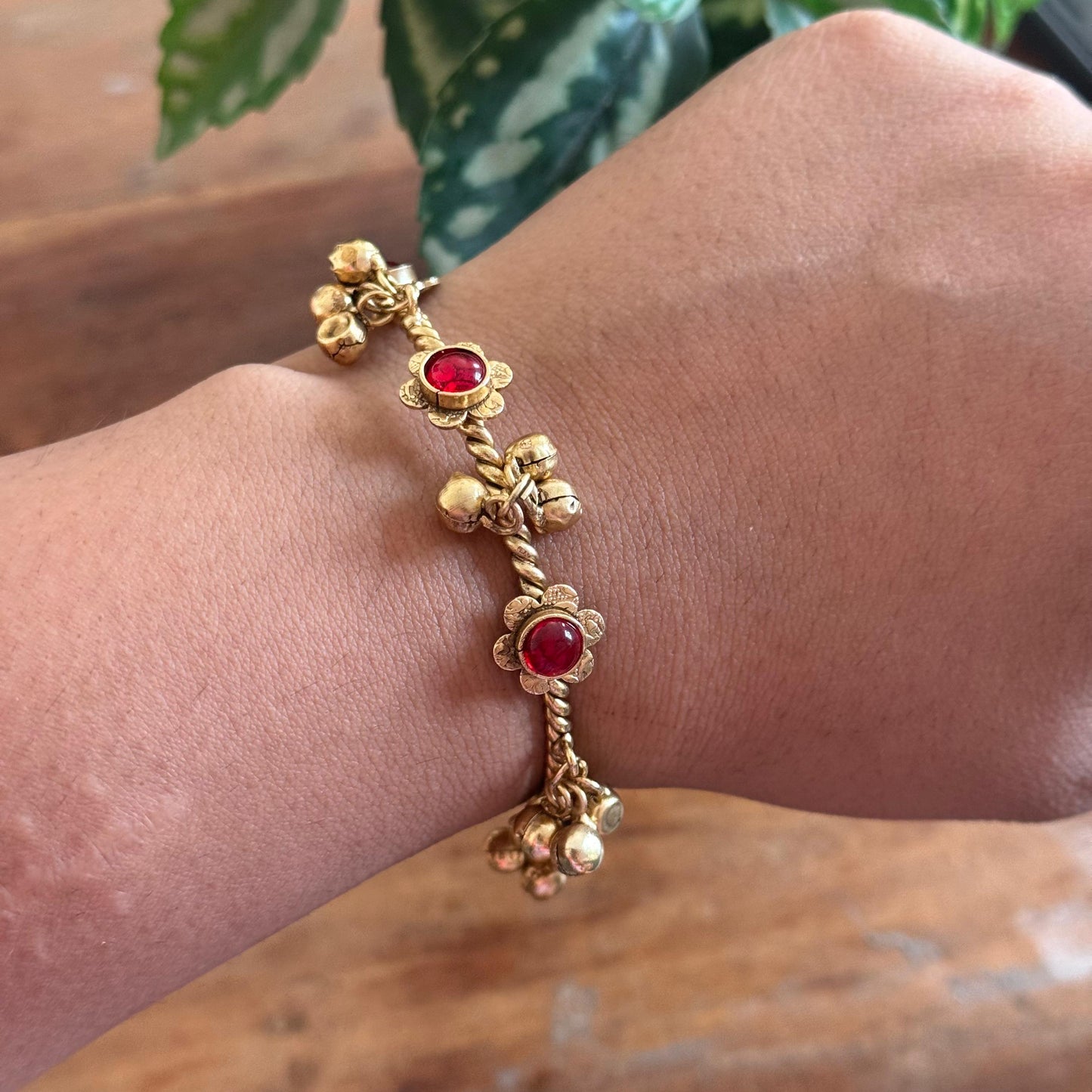 Gulzar Antique Brass Bangles ( Single)
