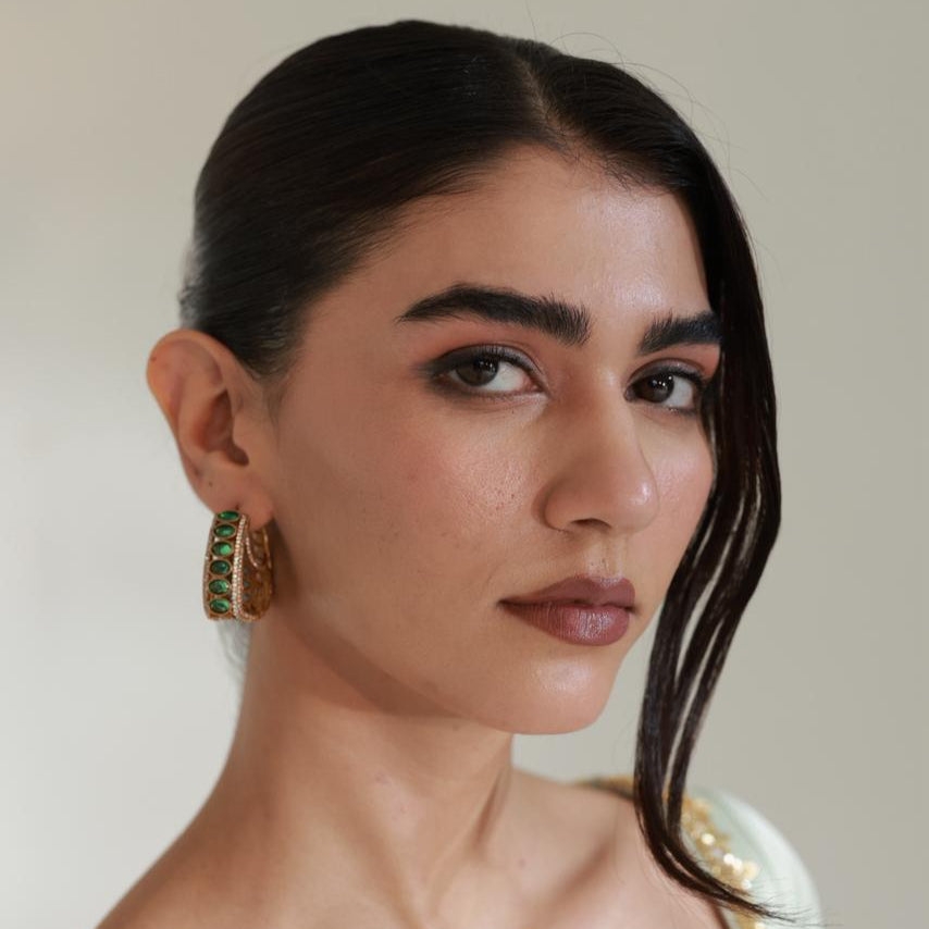 Emerald Royale Hoops
