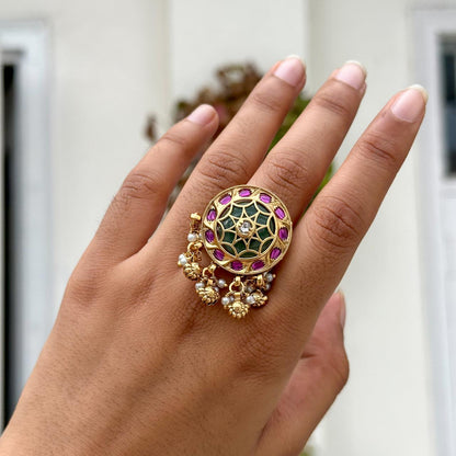 Gulzaar Kundan Ring
