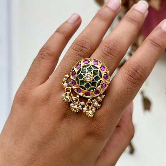 Gulzaar Kundan Ring