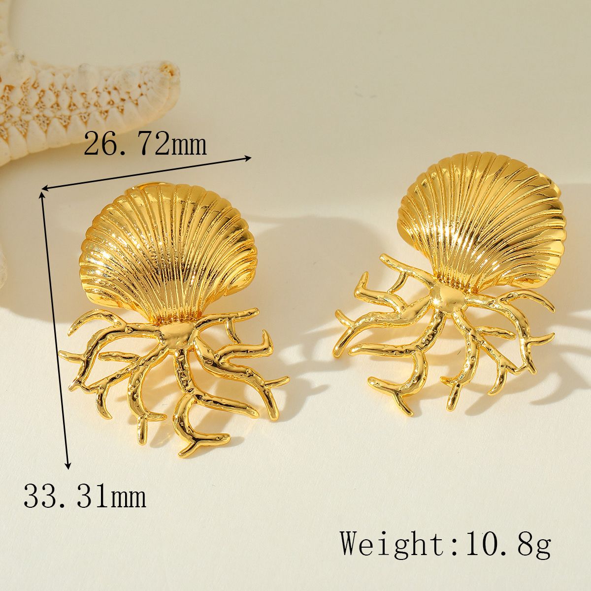 Ocean Bloom Statement Earrings