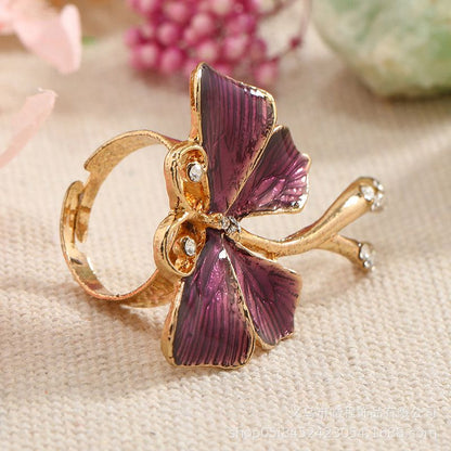Butterfly Purple Ring