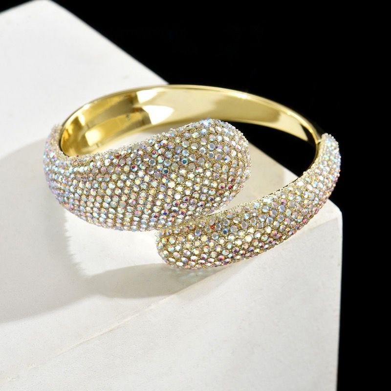 Aurora  Rhinestone Bangle