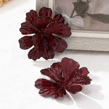 Midnight Bloom Statement Earrings