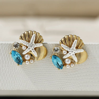 Mermaid’s Shell Studs