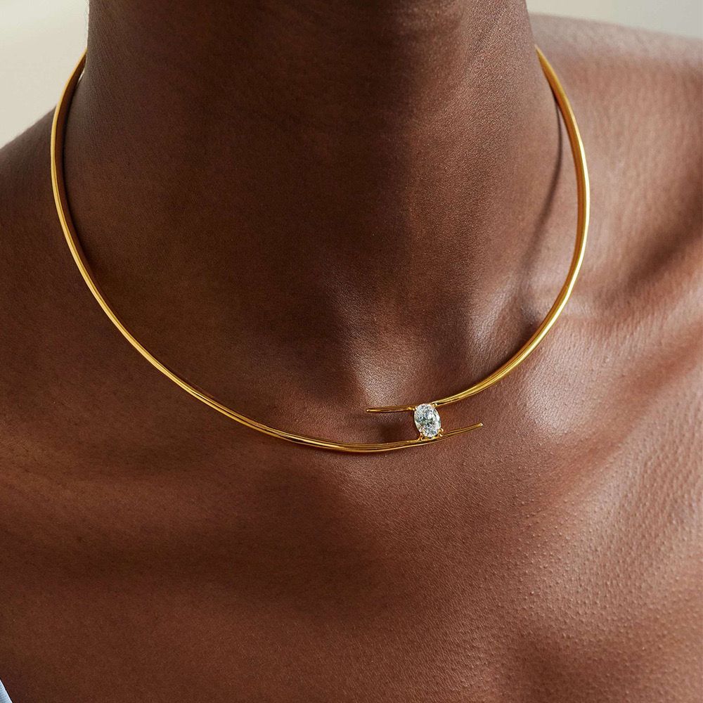 Aura Solitaire Choker