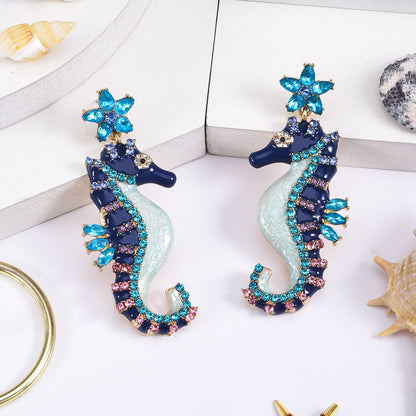 Seahorse Statement Earrings