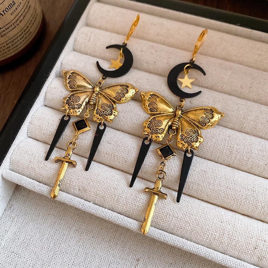 Butterfly Sword Earrings