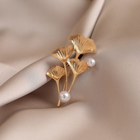 Pearl Statement Brooch