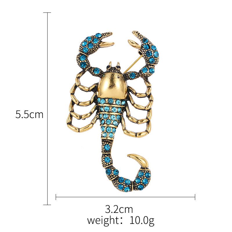 Scorpion Statement Brooch