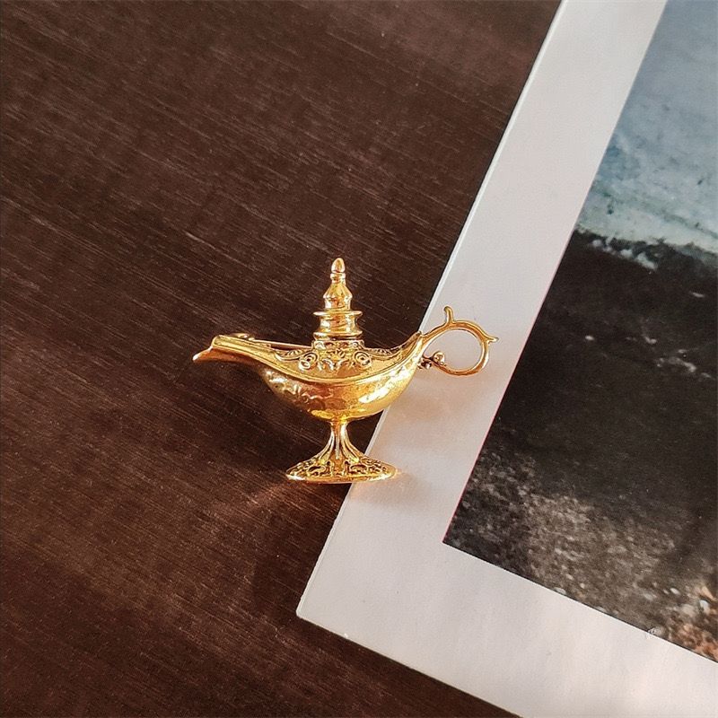 Genie Lamp Brooch
