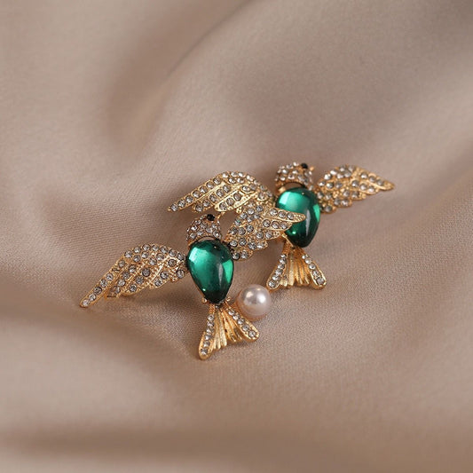 Bird Metal Brooch
