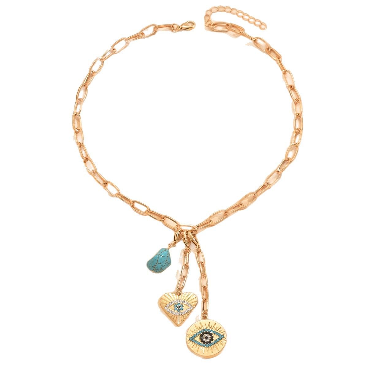 Evil Eye Gold Necklace