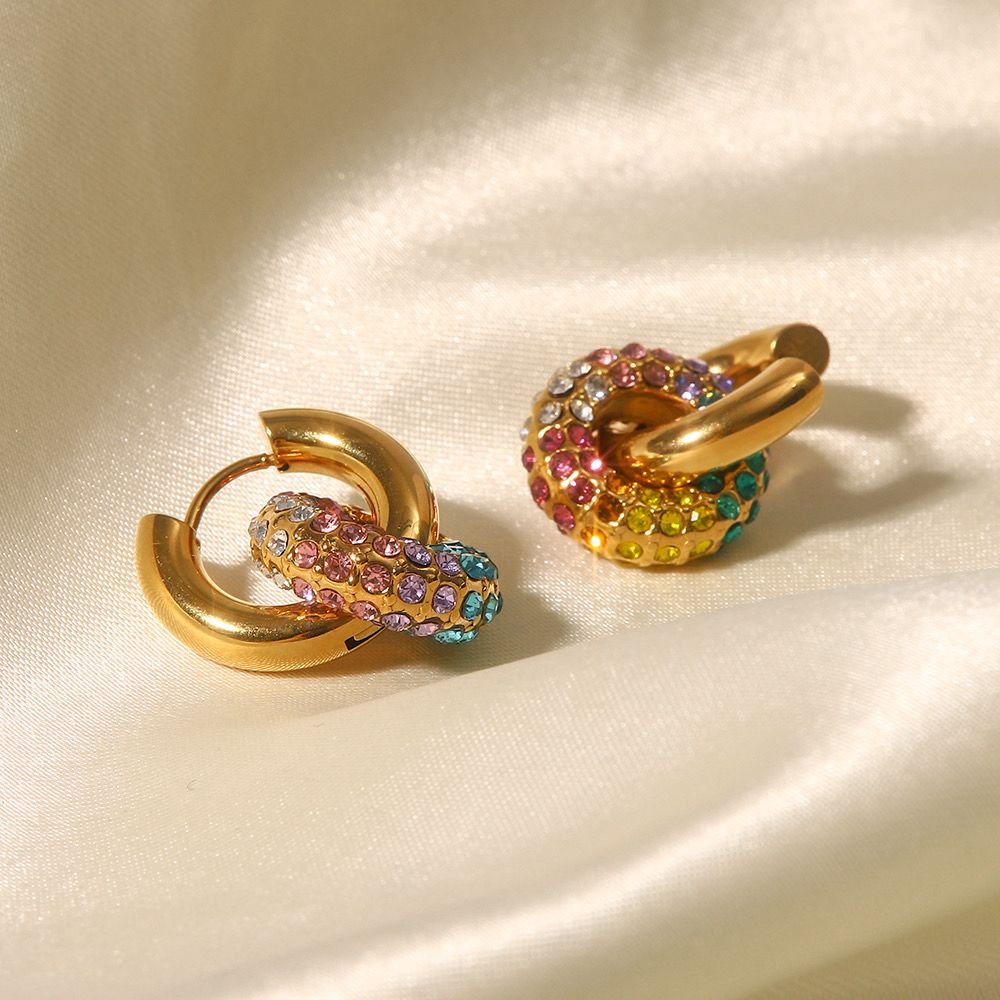 Sundowner Multi-Colour Linked Hoops
