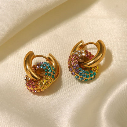 Sundowner Multi-Colour Linked Hoops