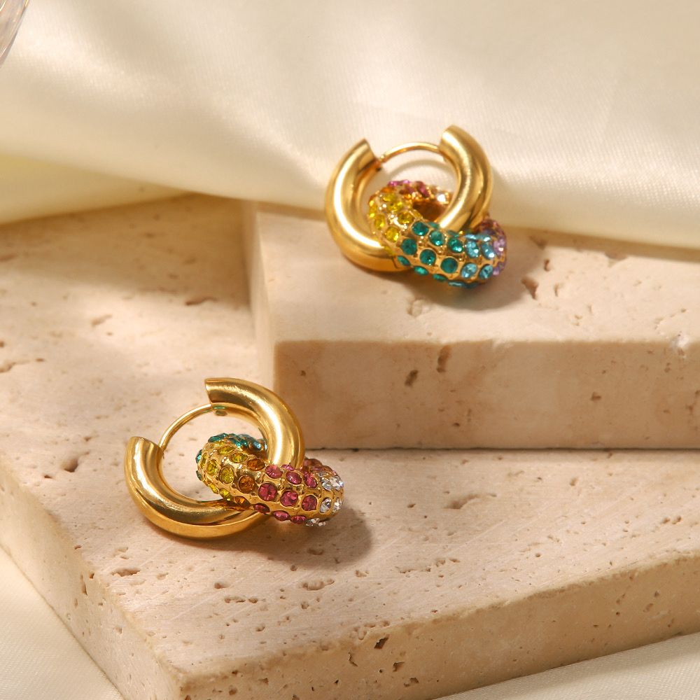 Sundowner Multi-Colour Linked Hoops