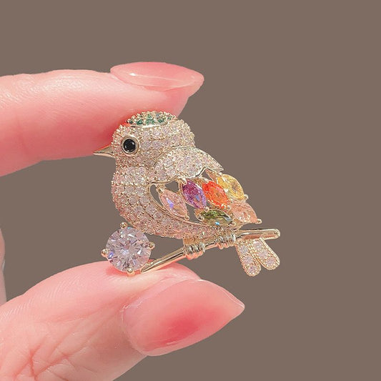 Prism Bird Brooch