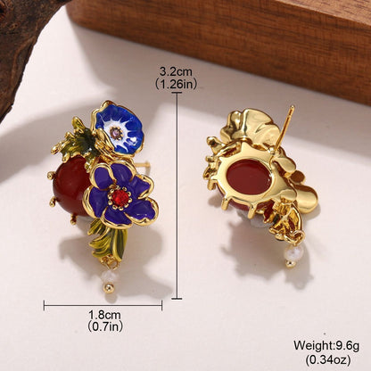 Garden Enamel Studs